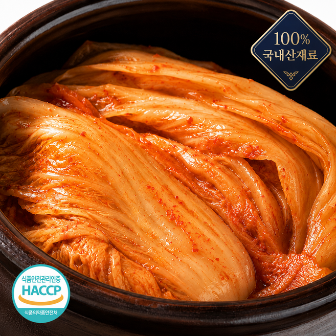 100% 국내산 저온숙성 장인 묵은지, 1개, 3kg