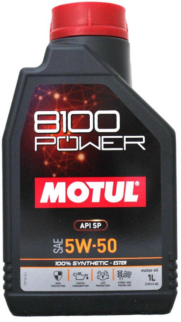 MOTUL 摩特 SPORT 5W50 酯類合成機油 1L - 高溫保護 提升油門反應, 1個