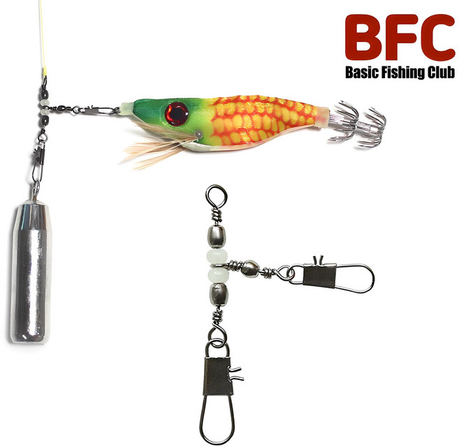 비에프씨 삼각 T형 축광 스냅도래 20개입, 1개