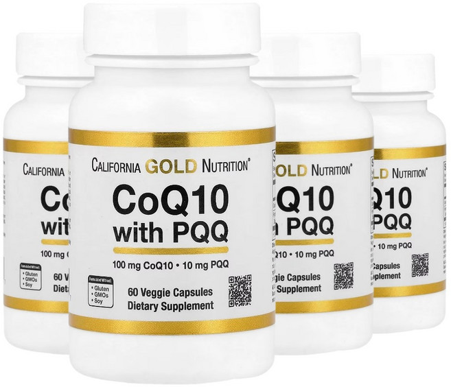 레이크 에비뉴 뉴트리션 PQQ 함유 CoQ10 100mg 식물성 캡슐 60정 x 4, 4개