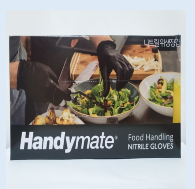 핸디메이트 니트릴장갑 블랙 L(대) 100매, 대(L), 1세트