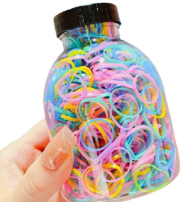 【Mommy want】兒童髮圈 一次性髮圈 多彩橡皮筋 髮飾