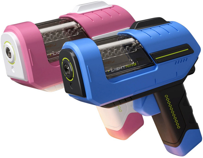 [1+1] 알앤엘 듀얼 쿨샷 미니 물총 2개 1세트, 라운드형(원형)핑크+블루, 1개