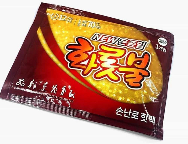 로컬코리아 온종일 화롯불 손난로 핫팩 일반형 5개입 야외핫팩