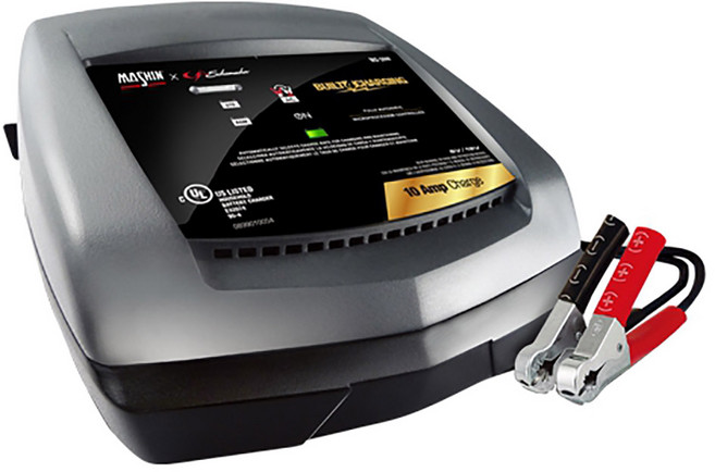 麻新 MS-1000 10A 智慧型鉛酸電池充電器 6V/12V 舒馬克聯名 3年保固, 詳見包裝