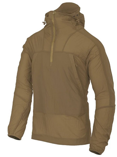 [헬리콘텍스] 윈드러너 윈드셔츠 (코요테) - 쿠팡