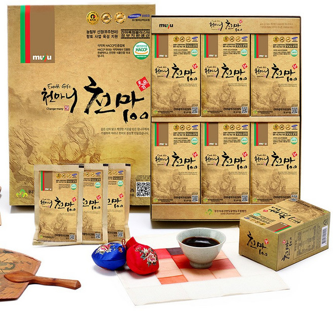 천마니 천마백 천마 100 무주 천마 국내산 국산 생천마 갈은천마 천마추출액 천마즙 천마진액 엑기스 액기스 스테비아 허브 제조방법, 1개, 2.4L