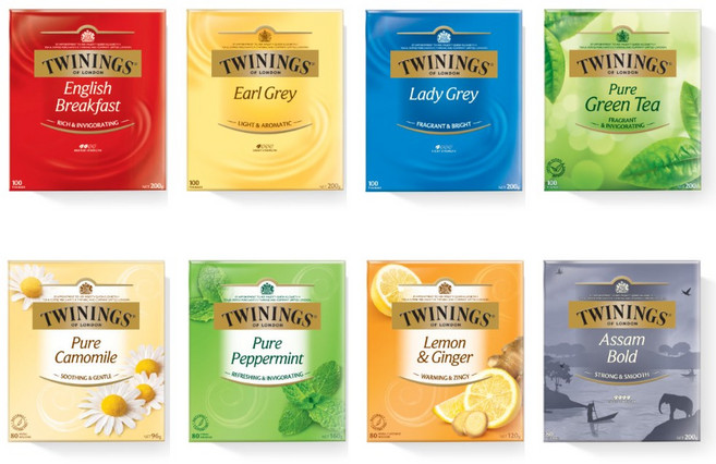 트와이닝 TWININGS 차 모음 - 홍차 / 녹차 / 허브차 80-100티백, 7. 레몬&진저 80티백, 25개입