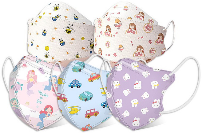 마미몰 프리미엄 새부리형 유아 아동 마스크 30+1매 50+1매 초소형 소형 어린이 아기, 3개, 헬로우다이노, 소형, 10개입