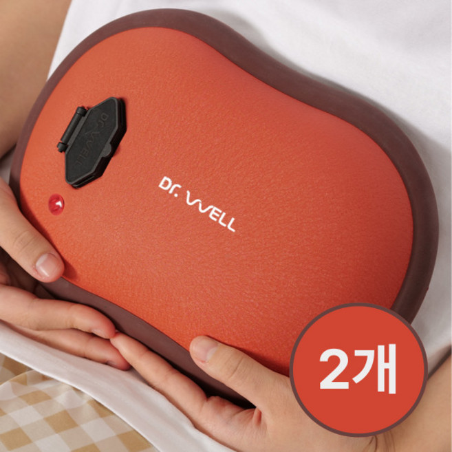 1+1 닥터웰 돌찜질기 허리 온열 황토 땅콩 세라믹 오십견 찜질기 찜질팩 (전용 복대 증정)