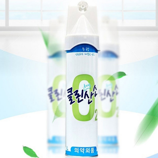 마시는 산소캔 대용량 648ml 5개 신선한 호흡 스프레이