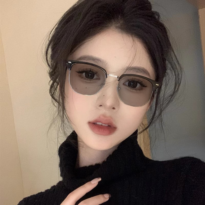 하나코코 하금테 변색 안경 자외선 차단 블루라이트차단 차단 안경 변색 선글라스 겸용 남녀공용