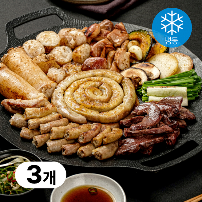 곱부자 소곱창 모듬세트+소스포함, 대창, 3개, 200g