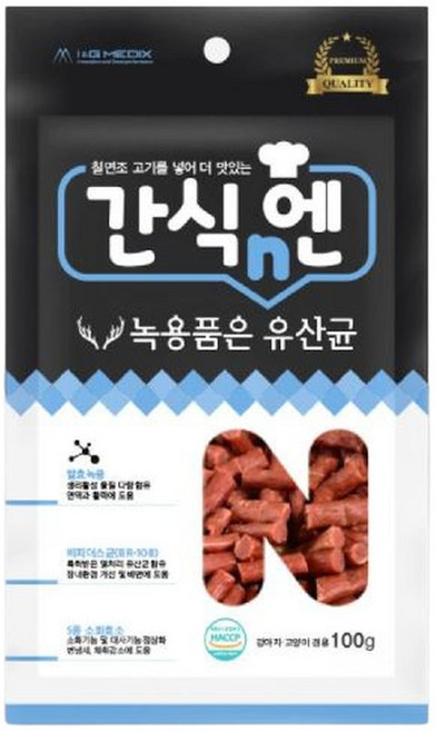 엔 강아지 간식 녹용품은 유산균 100g 기타, 1개