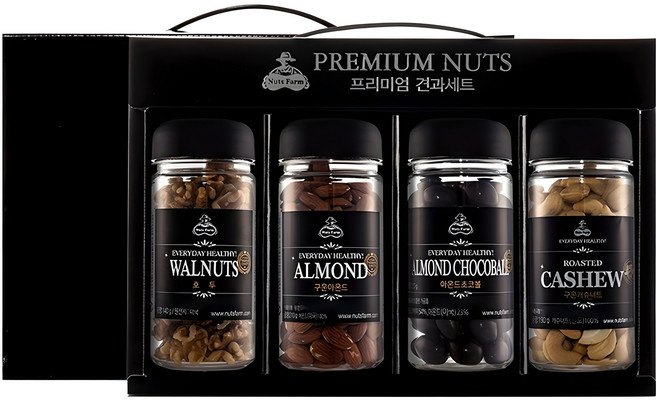 넛츠팜 프리미엄 6호 4종 견과세트 790g, 1세트