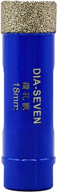 DIA-SEVEN M10 鑽石開孔器 18mm 鑽頭 乾濕兩用, 1個