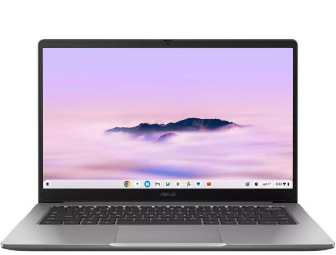 ASUS 크롬북 플러스 CX 14인치 터치스크린 노트북 인텔 코어 3 프로세서 FHD 1920x1080 해상도 8GB RAM 256GB 저장공간 크롬 OS CX140, Core 3
