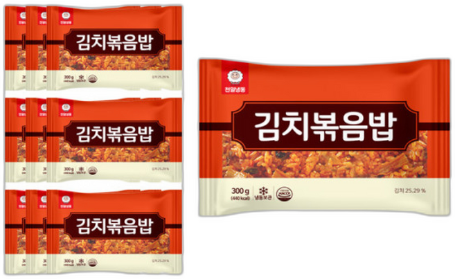 천일 김치 볶음밥, 10개, 300g