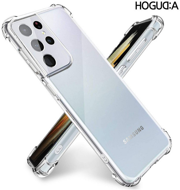 호구다 방탄 범퍼 투명 젤리 휴대폰 케이스 1+1