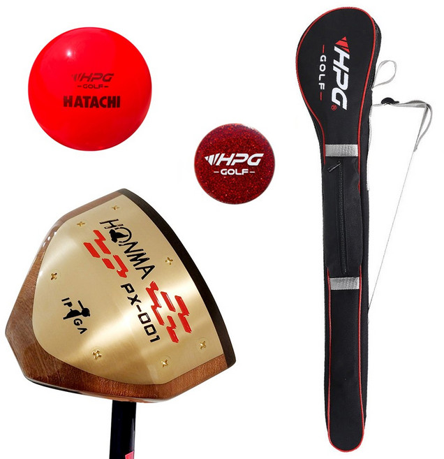 혼마 파크골프채 PX-001 4종세트 클럽 가방 공 볼마커 클립 PH3400 가방색랜덤