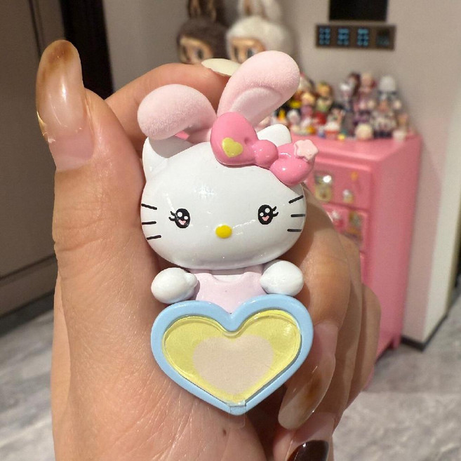 키티히퍼 러브 비트 폰꾸 선택가능 7종 장식 소품 피규어, F-히든모델, 1개