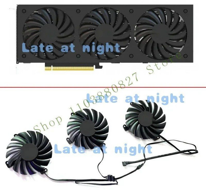 WW. 3pcs 85mm 4pin CF-12915S RTX3090 3080 3070 GPU 팬 INNO3D GeForce RTX 3090 3070Ti 3080Ti iCHILL X4