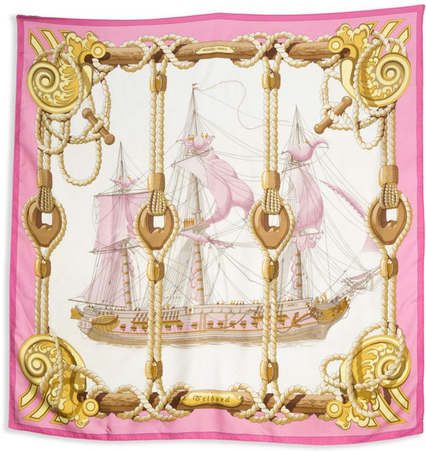 에르메스 중고 1990's 트리보르드 스카프