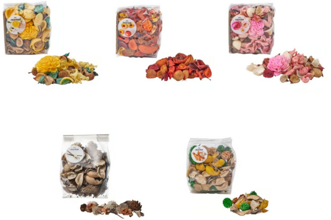 이케아 포푸리 방향제 60g 프뢰핑크, 바닐라(베이지)