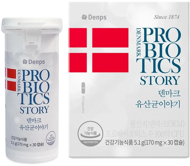 크리스찬한센 덴마크 유산균 이야기, 30정, 1개 - 쿠팡