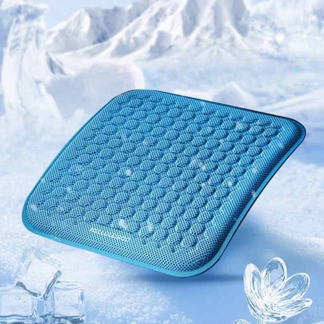 카젤아이스방석 쿨방석 통풍방석 여름방석 젤방석, 블랙, 블랙