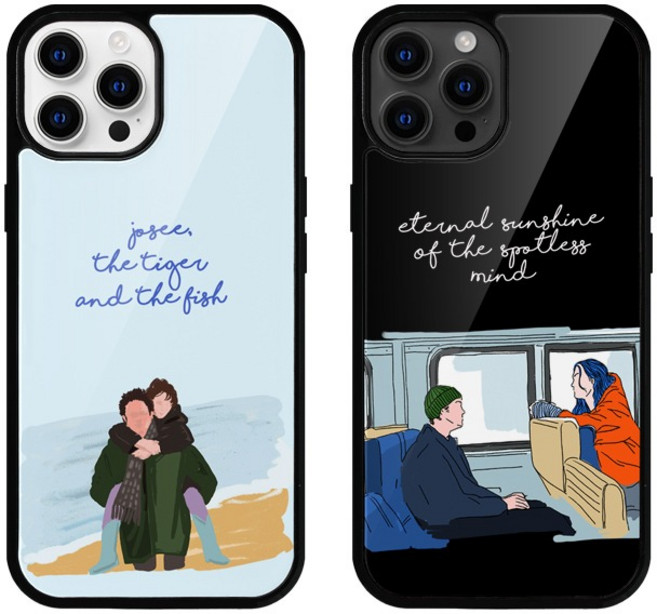 갤럭시S25 시리즈 영화 드로잉 글라스 범퍼 케이스