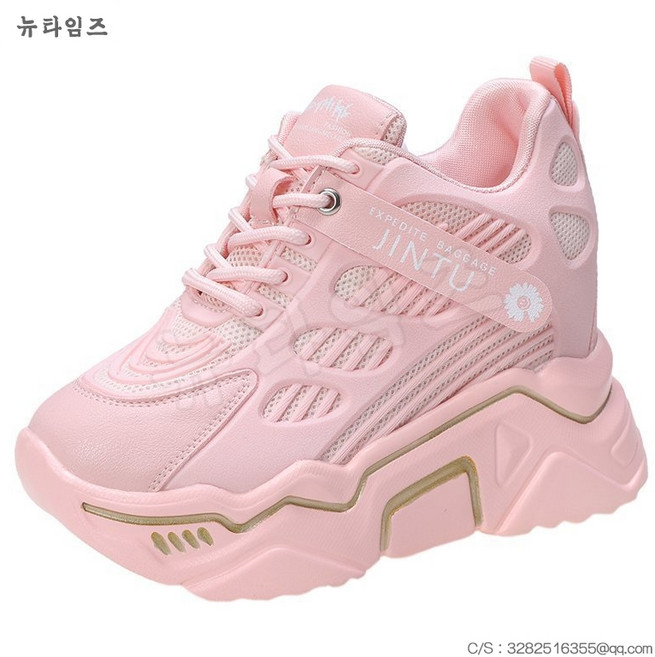 운동화 여 통굽 웨지 여성 키높이 6X827
