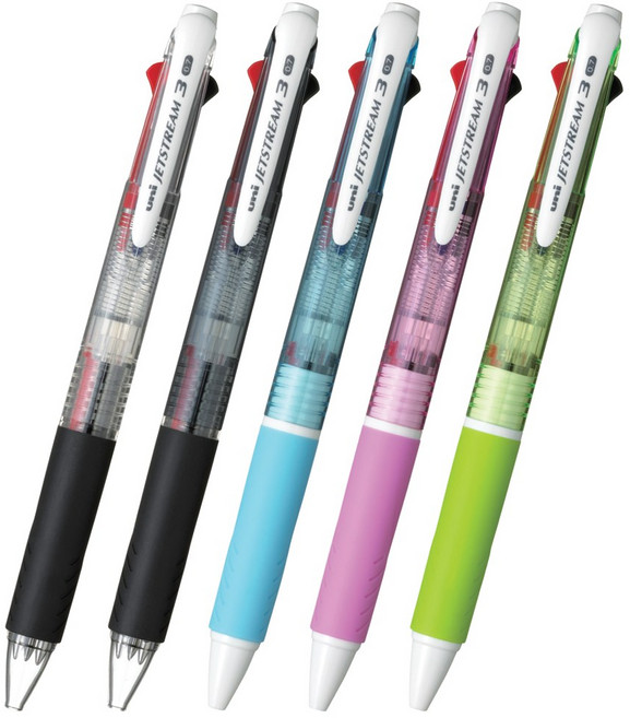 제트스트림 3색 볼펜 0.7mm, 미쯔비시 제트스트림 3색 볼펜 0.7mm (투명), 단품