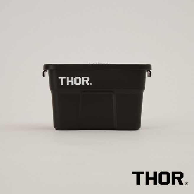 THOR BOX 彈藥庫 收納箱 1L 附蓋 #3009, 純黑, 1個