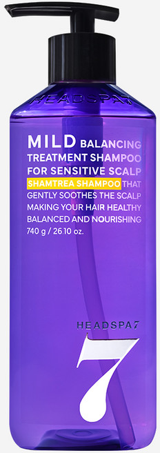 헤드스파7 마일드 샴푸, 740g, 1개