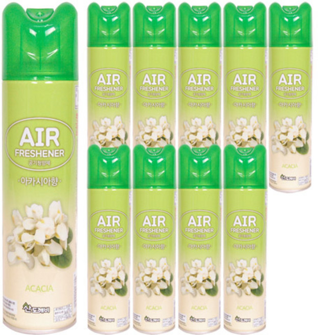 산도깨비 공기청향제 아카시아 방향제, 300ml, 10개, 아카시아향