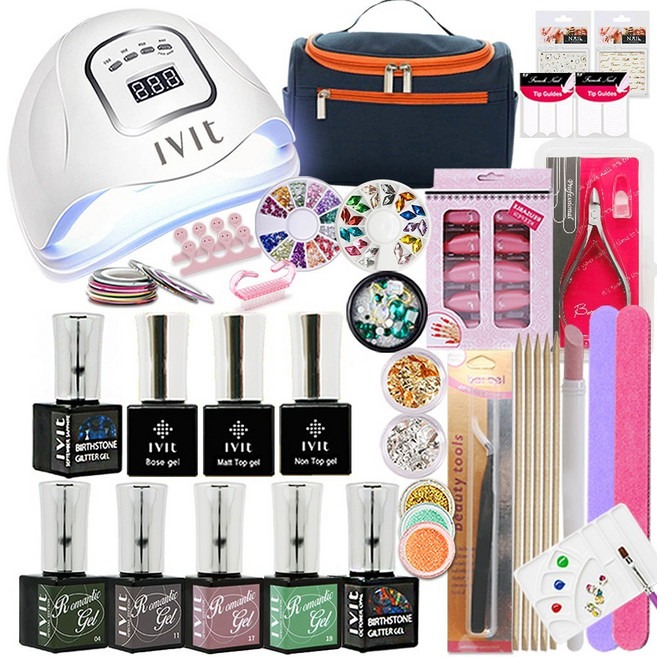 아이빛 셀프네일스토리 젤네일 세트, 1세트, 셀프네일스토리_E