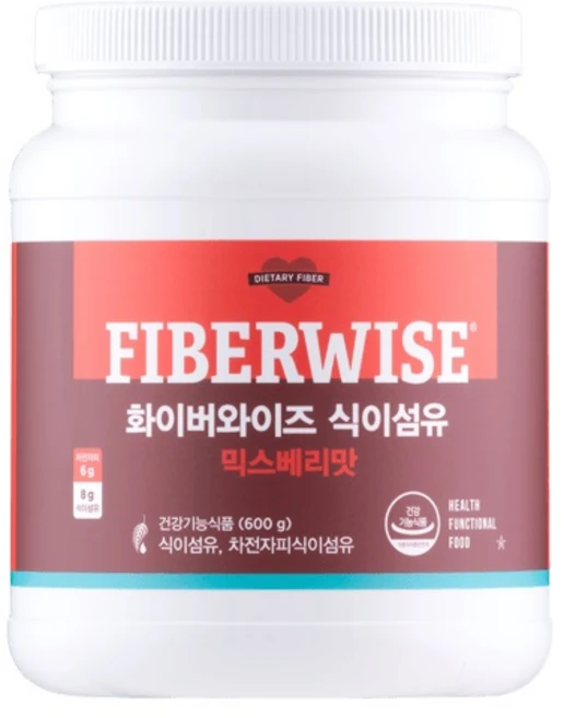 멜라루카 화이버와이즈 식이섬유 믹스베리맛, 1개, 600g - 쿠팡