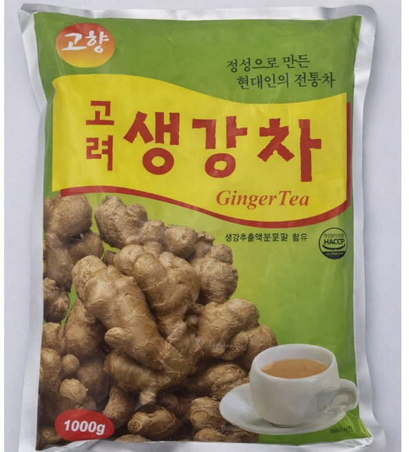 고향 자판기용 생강차, 1kg, 4개, 1개입