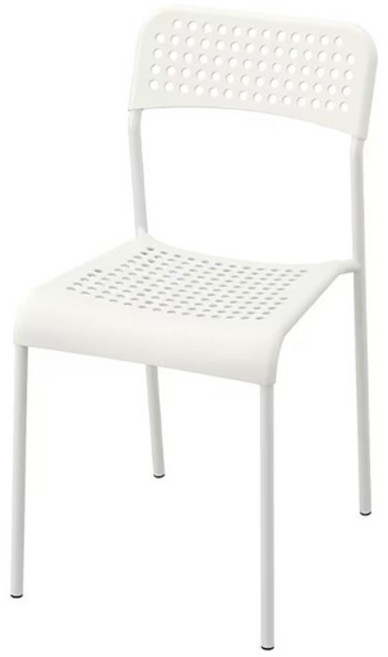 이케아 ADDE 가성비 국민 의자 홈인테리어, ADDE 화이트, 1개