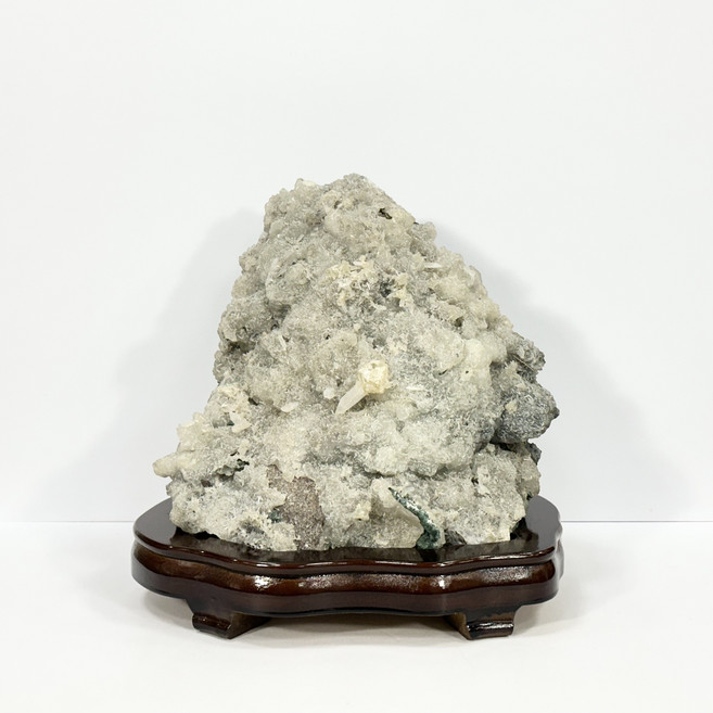 【御古齋】精選天然 異相水晶 原礦晶簇 水晶簇 能量強 招財進寶 聚集正能量 鎮宅避邪 原礦擺件 附座 0106, 1個