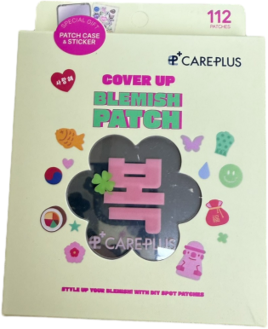CARE PLUS 遮瑕痘痘貼 韓版 112片, 1組, 1入