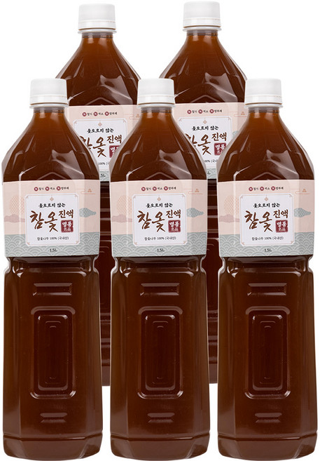 발효 효능 액기스 옻물 옻즙 옻진액 국내산 무농약 참옻 진액, 5개