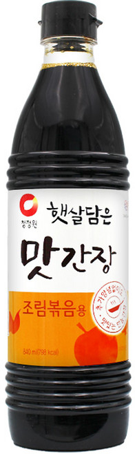 청정원 햇살담은 맛간장 조림볶음용, 840ml, 12개