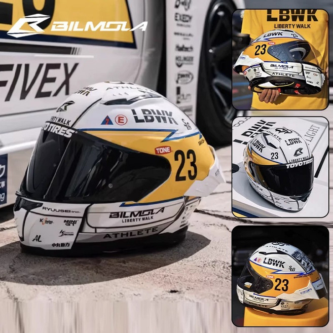 BILMOLA NEX R 全罩式安全帽, Liberty送黑鏡片一片,2xl(61-62)cm