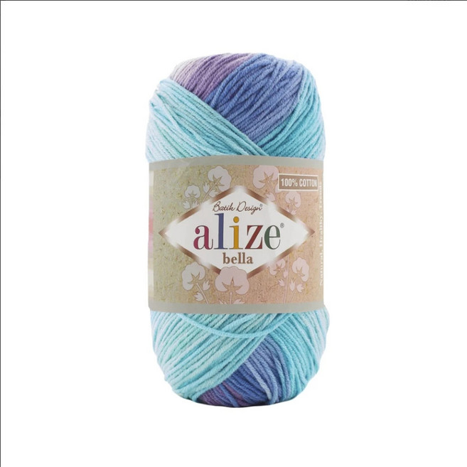 Alize Bella Batik 漸層純棉線 4531, 1個