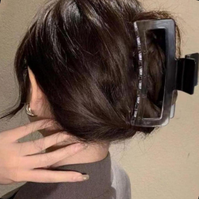 무광 그라데이션 헤어 집게핀 10cm 올림머리 고정 핀