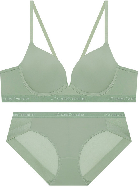 코데즈컴바인이너웨어 서포트 노와이어브라 햄팬티세트_제이드