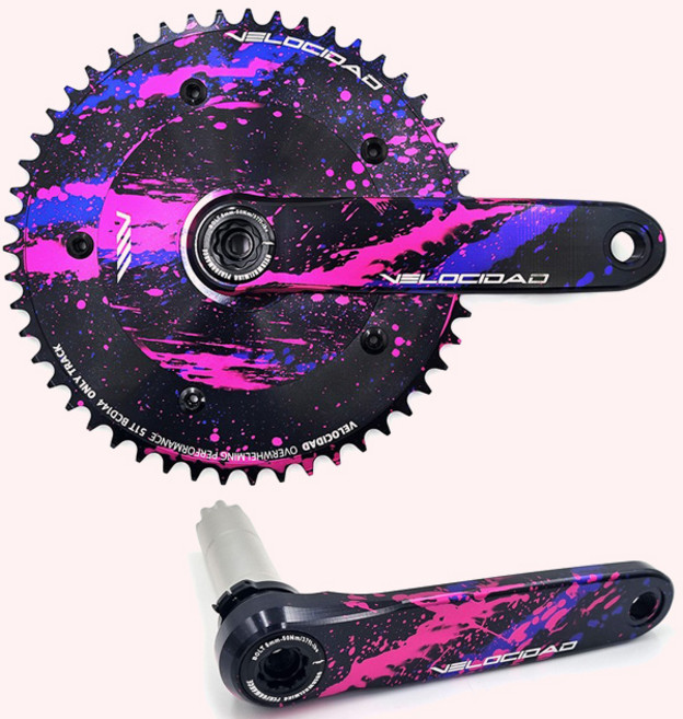 벨로시닷 VC-2 디스크 크랭크 마블 (BB 포함), 1개, 핑크
