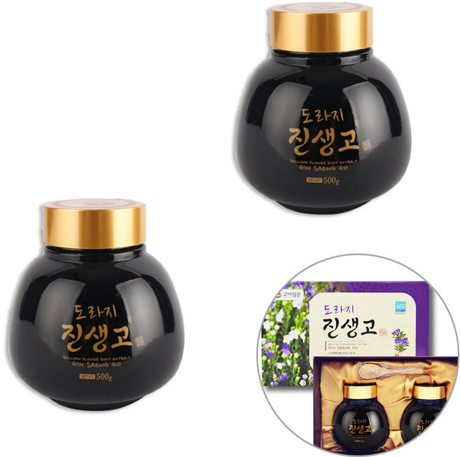 고이담은 도라지 배 모과 생강 참당귀뿌리 농축액 진생고 선물, 1세트, 1kg